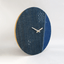Horloge murale Wabi Sabi Denim ronde 30 cm | Jean - gold | Conception : Osaka