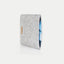 Couverture des versets du PocketBook | en feutre et coton biologique | gris clair - formes | Modèle "LAISSER"