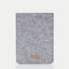 Housse pour reMarkable 1 | en feutre et coton bio | gris clair - shapes | Modèle "LET"