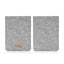Housse pour Onyx Boox Note Air 2 Plus | en feutre et coton biologique | gris clair - floraison | Modèle "LAISSER"
