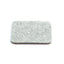 Sous-verres en feutre et en liège | Lot de 2 | 10x10cm | gris clair